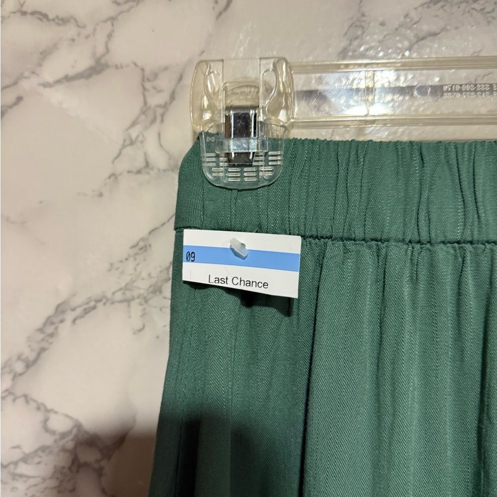 NEW Petal & Pup Ava Button Front Midi Skirt Green Size 0 - Picture 10 of 11